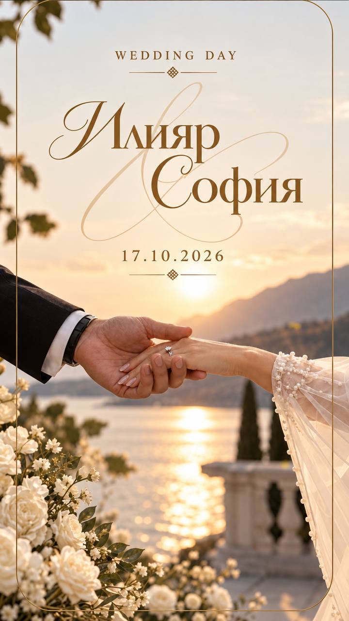 Свадьба Илияра и Софии